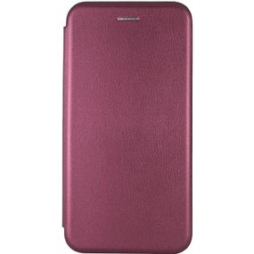Шкіряний чохол-книжка Classy для Samsung Galaxy S20 FE Бордовий