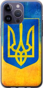 Чехол на iPhone 14 Pro Max Герб Украины "2036u-2667-17620"