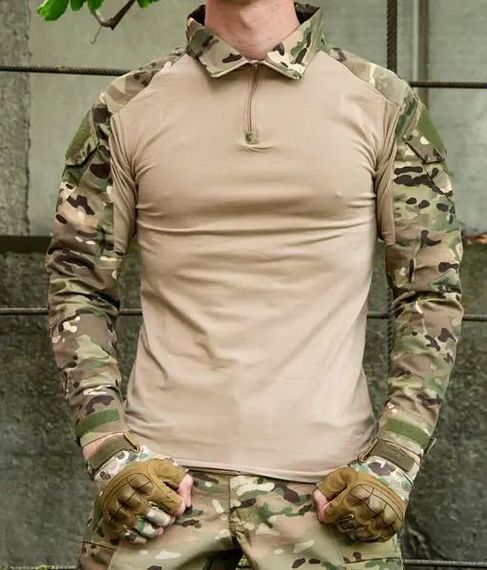Костюм 3в1 Han Wild Multicam G8 куртка та штани та убакс мультикам наколінники та налокітники | Зображення 1