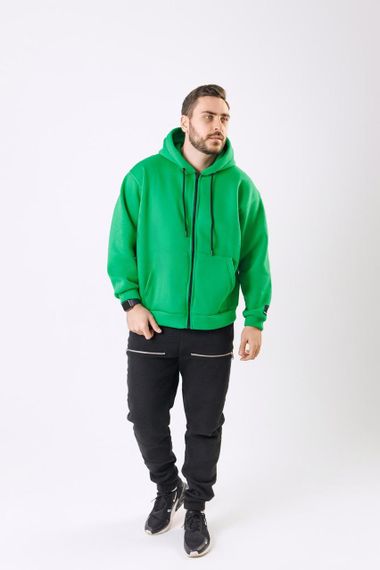 Зіп Худі унісекс МА (01) зелений | Зображення 1