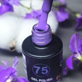 Гель-лак для ногтей Bee Nails 075 (бледно-баклажановый) 8мл