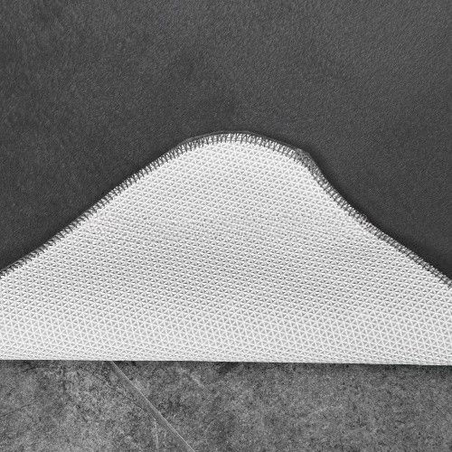 Килимок для підлоги з еко-хутра ТМ Dariana Moonbeam 50*60 см графітний | Зображення 4