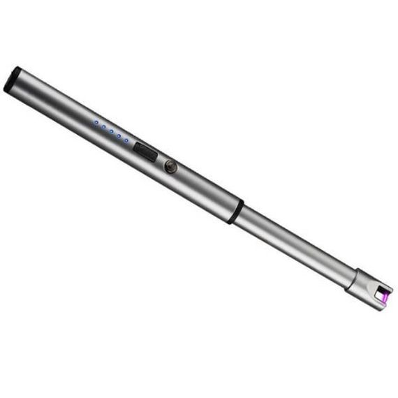 Зажигалка электрическая с аккумулятором ARC BBQ LIGHTER Серая