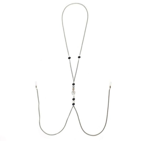 Прикраса для сосків Art of Sex - Nipple Clamps Arrow, Чорний