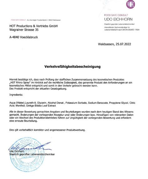 Спрей пролонгатор для чоловіків HOT RHINO, 10 мл Sex Aura | Зображення 3