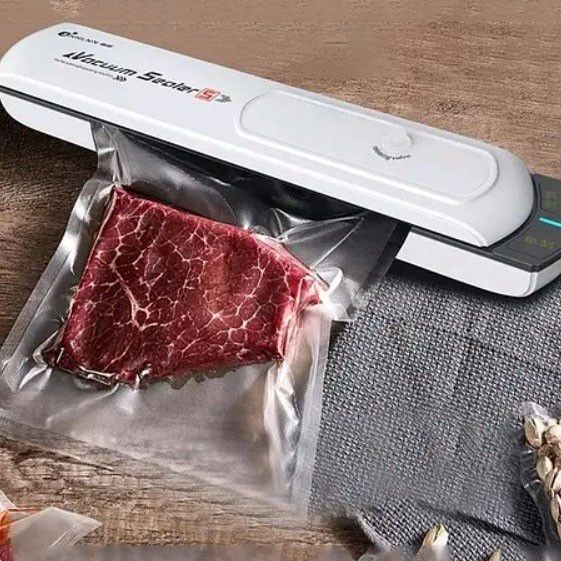 Аппарат для вакуумной упаковки овощей VACUUM, Вакуумный запайщик для мяса Вакуумные приборы кухни IF-66 | Зображення 8