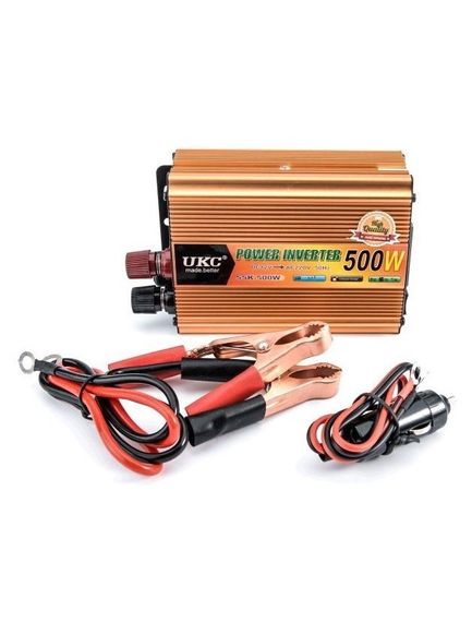 Инвертор автомобильный преобразователь напряжения UKC SSK-500W 12V