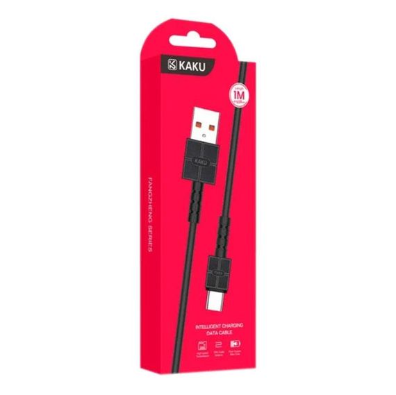 USB кабель Kaku KSC-293 USB - Type-C 1m - Black | Зображення 4