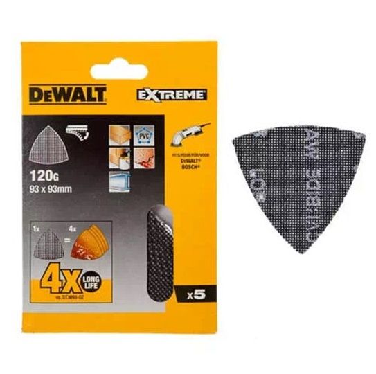 Шліфувальний папір DeWalt EXTREME 93 мм, зерно 240, 5 шт (DTM3095)