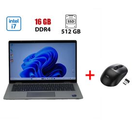 Ультрабук-трансформер Б-класс Dell Latitude 7430 / 14" (1920x1080) IPS Touch / Intel Core i7-1265U (10 (12) ядер по 3.6 - 4.8 GHz) / 16 GB DDR4 / 512 GB SSD / Intel Iris Xe Graphics / WebCam б/у + Подарок Беспроводная мышь HOCO GM28