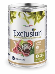 Корм Exclusion Adult Dog Lamb Wet вологий з ягнятком для дорослих собак 400 гр