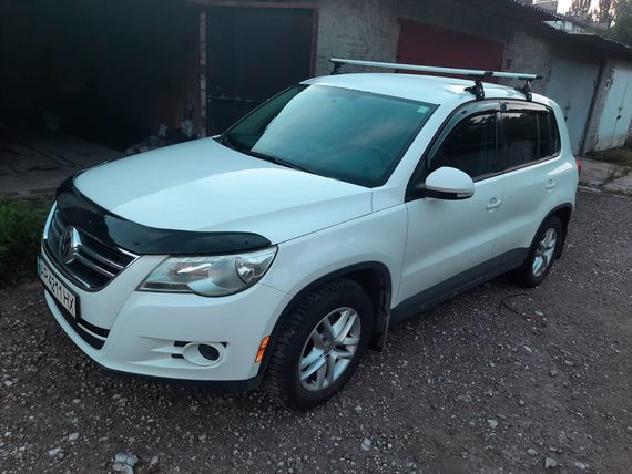 Дефлектор капоту (EuroCap) для Volkswagen Tiguan 2007-2016 рр | Зображення 2