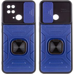 Ударостійкий чохол Camshield Flash Ring для Xiaomi Redmi 10C TPU+PC, Синій