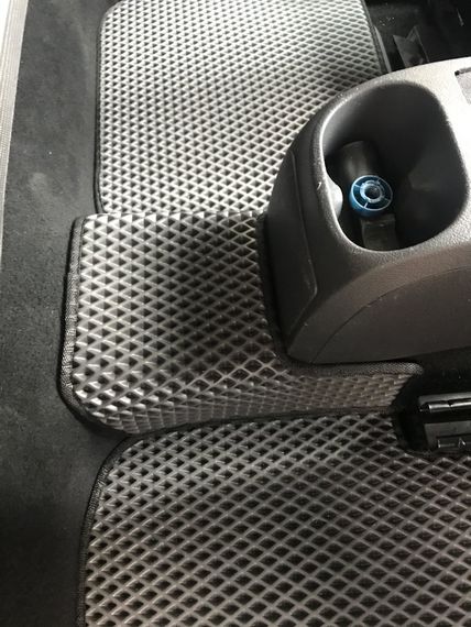 Коврики EVA (черные) 5 шт, Передние и задние (для MAXI, 1 сдвижная дверь) для Volkswagen Caddy 2010-2015 гг | Зображення 3