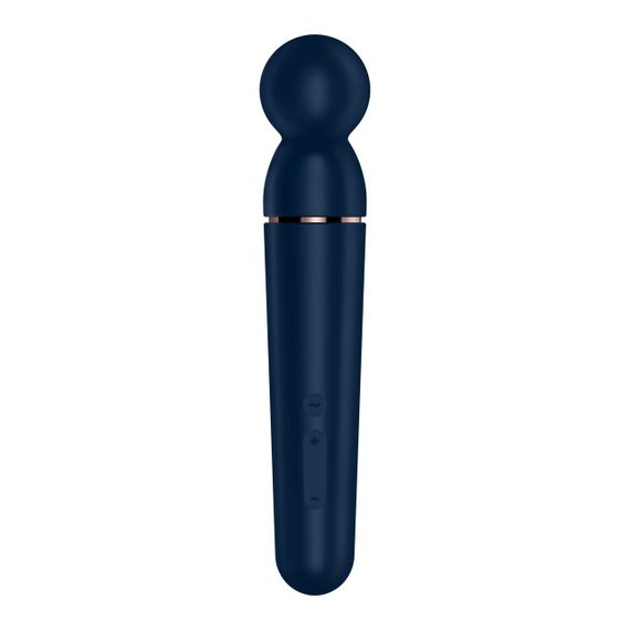 Вібромасажер Satisfyer Planet Wand-er Blue/Rosegold, дуже потужний, бездротовий Sex Aura | Зображення 4