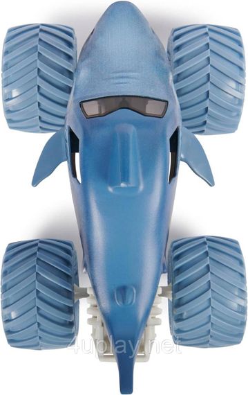 Оригинал Monster Jam Megalodon Монстр-трак 1:24 Акула Мегалодон Металлический кузов | Зображення 4