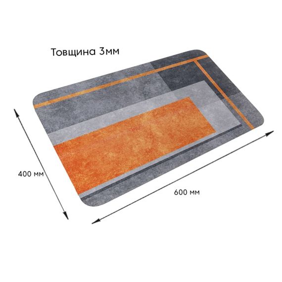 Вологопоглинаючий килимок 40х60х3мм SW-00002552 | Зображення 2