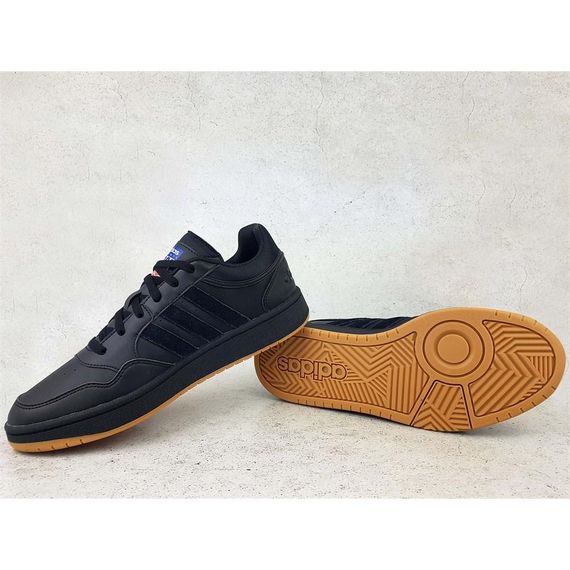 Кросівки-кеди чоловічі adidas Hoops 3.0 GY4727 (чорні, повсякденні, закриті, круглорічні, бренд адідас) | Зображення 4