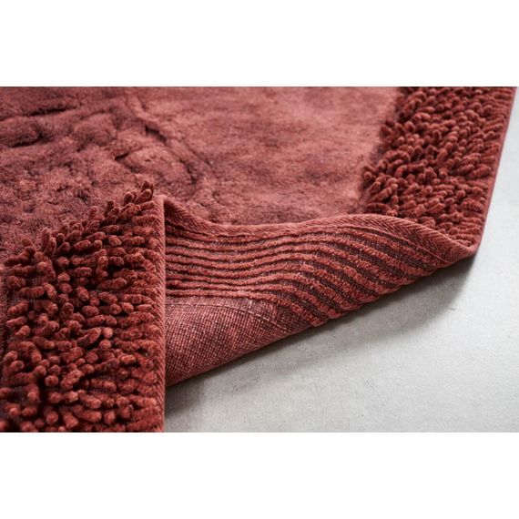 Набір килимків для ванної Arya Tiffany AR-A107214-Burgundy 2 предмета бордовий | Зображення 2