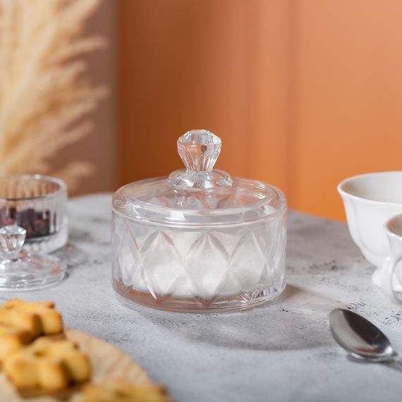 Цукерниця з кришкою Ø 10 скляна HP-YH-20 | Зображення 4