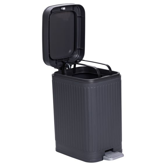 Відро для сміття з педаллю 5л відро для сміття з кришкою і педаллю Сірий HP-45-11G | Зображення 1