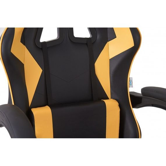 Кресло геймерское игровое компьютерное Bonro B-0519 желтое 42400363 | Зображення 4