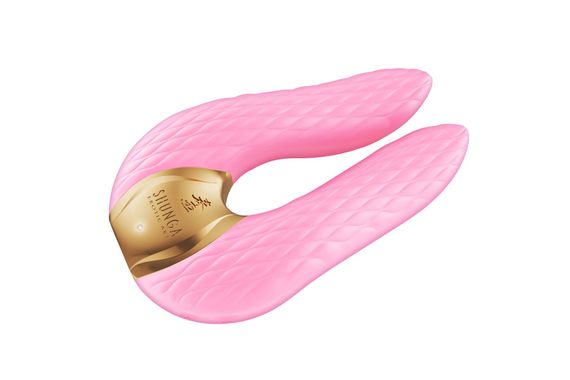 Вибратор для клитора Shunga Aiko Light Pink, гибкие кончики | Зображення 1