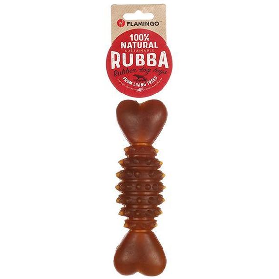 Flamingo Rubba Bone фламинго кость резиновая с шипами игрушка с пищалкой для собак