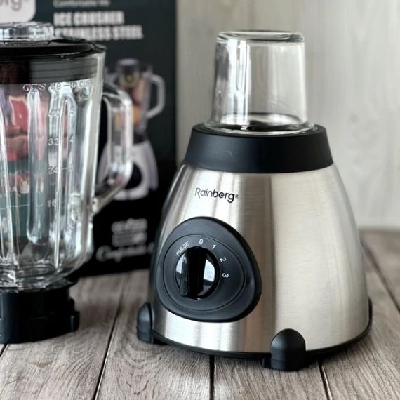 Блендер Rainberg RB-2223 2000 Вт кофемолка, измельчитель для коктейлей и смузи | Зображення 7