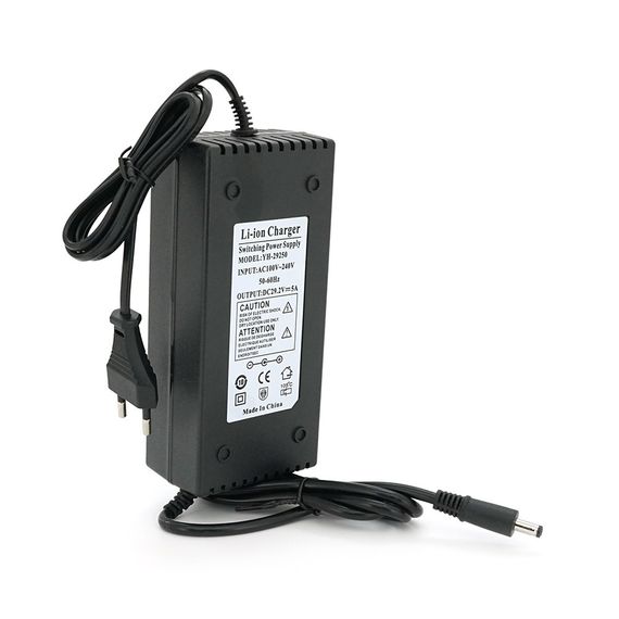 Зарядний пристрій для акумуляторів LiFePO4 24V(29,2V),8S,5A, штекер 5,5*2,5, з індикацією, 154x70x44mm | Зображення 2