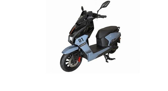Электроскутер Crosser CR-22 2500W 72V 35Ah Graphene, до 80 км, 65 км/ч, современный городской электроскутер Синій | Зображення 9