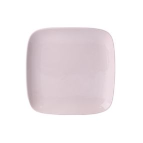 Тарілка обідня квадратна з порцеляни 20х20 см біла HP602