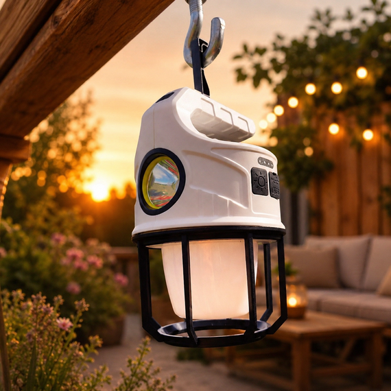 Ліхтар ручний SSP-11/SL-008 / Світильник Outdoor camping на сонячній батареї / Лампа-ліхтар 6 режимів роботи | Зображення 2