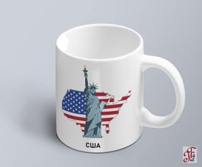 Чашка  з графічним принтом пам'ятного місця США  (02010112002)