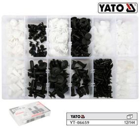 Набір кріплення обшивки салону MITSUBISHI YATO Польща 370 штук YT-06659