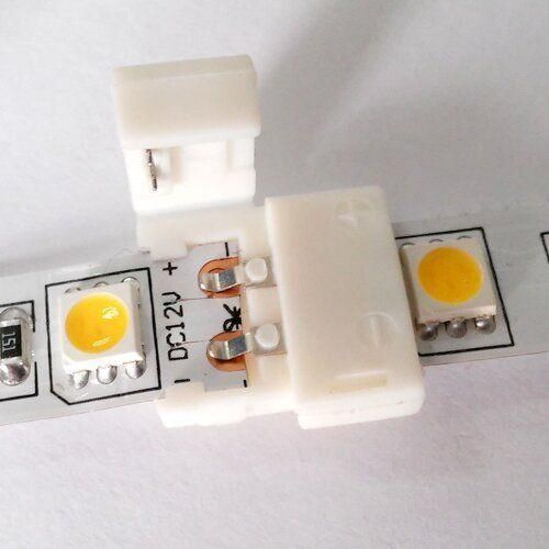 Конектор для свiтлодiодних стрiчок OEM №2 10mm joint (затискач-затискач) | Зображення 2