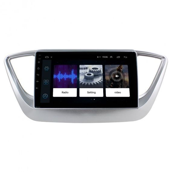 Штатна магнітола Lesko для Hyundai Solaris II 2017-2020