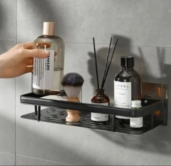 Органайзер в ванную инстаграмная полка на стену STORAGE RACK AND197 | Зображення 3