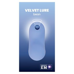 Вакуумный стимулятор клитора Sweet Em Bean с вибрацией, голубой, 9 х 5.9 см Sex Aura