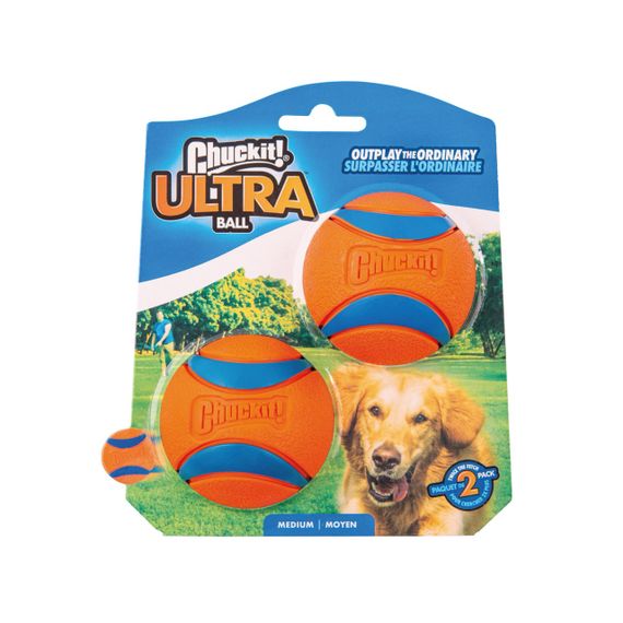Набір м'ячиків для собак Chuckit! Ultra Ball Dog Toy, 2 шт, 6.5 см