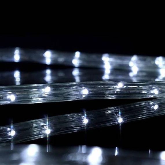 Світлодіодна гірлянда дюралайт LED 10 метрів Xmas Rope Light Білий
