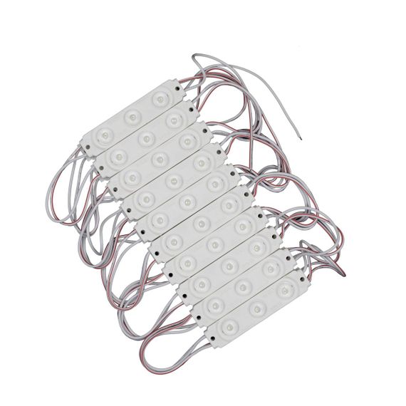 Світлодіодний модуль PROLUM V2 SMD2835 3LED 12V 1W З лінзою Білий