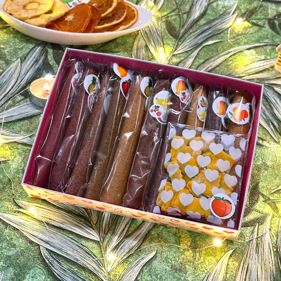 Подарочный набор пастилы «Сладкие чувства» - ассорти вкусов, 250 г | Зображення 1