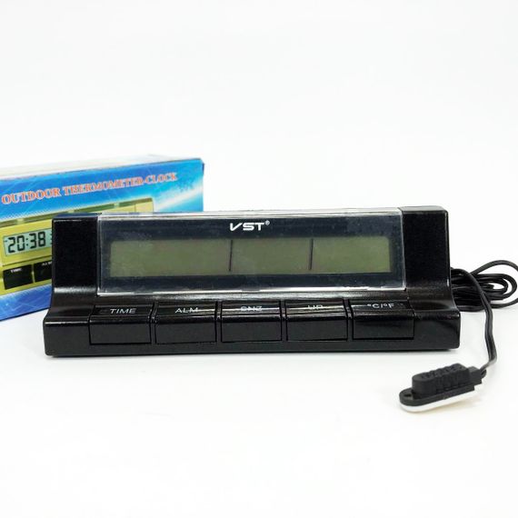 Авточасы с термометром VST-7037 | Зображення 7