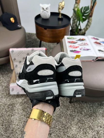 Чоловічі кросівки New 992 Black Beige (топ якість) A4407 45 28,5 | Зображення 2