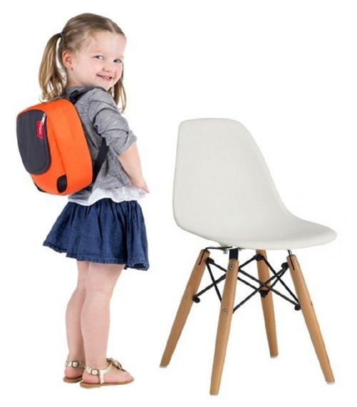 Стул детский Тауэр Вaby Eames DSW kids пластиковый белый, ножки дерево бук