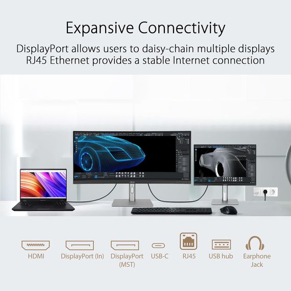 Монітор Asus 34.1&quot; ProArt PA34VCNV 2xHDMI 90LM04A0-B02370 | Зображення 7
