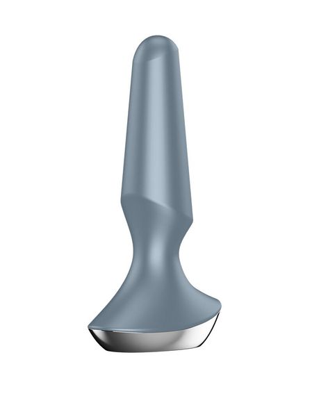 Анальна смарт-вібропробка Satisfyer Plug-ilicious 2, Сірий | Зображення 2