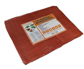 Тент  80г/м2  10м*12м двухцветный зелёно-оранжевый тент