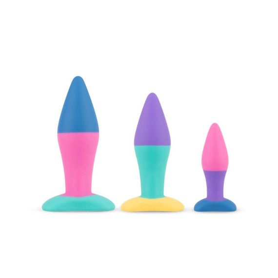 Набір анальних пробок PMV20 Koda – Butt Plug Set, діаметр 2,9 см, 3,9 см, 5 см Sex Aura | Зображення 1